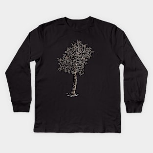 December 23rd birthday flower Kids Long Sleeve T-Shirt